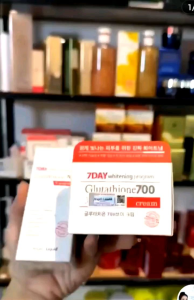 Kem Dưỡng Trắng Se Khít Lỗ Chân Lông Angels Liquid Glutathione + Niacinamide 7Day Whitening Program 700V-Cream 50ml