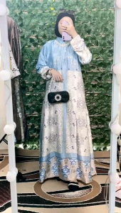Gamis Perempuan muslimah kekinian viral fashionable terbaru 2024