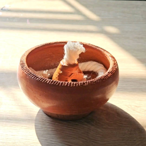 เทียนตะเกียงน้ำมันพืช 5-6 ชั่วโมง พร้อมไส้ตะเกียง จุดได้นาน