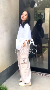 Kiya Cargo Pants Wanita Highwaist & Desain Celana Cargo Terbaru