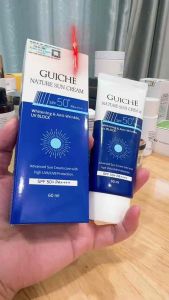 Kem Chống Nắng Guiche Nature Sun Cream SPF50+++ Hàn Quốc Nâng Tone Kiềm Dầu 60ML