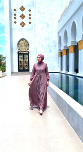 SERAYA DRESS BY LATISZA dress gamis muslim wanita Samira X wolly gamis