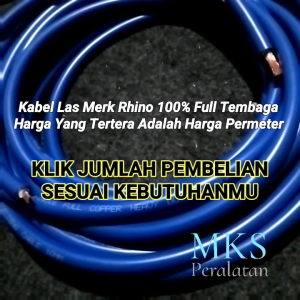 KABEL LAS RHINO 16MM [100% FULL TEMBAGA] | KABEL LAS 16MM RHINO SUPERFLEXBLE 100% COPPER