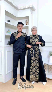 couple gamis muslimah modern pasangan terbaru