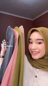 HIJAB (50k dapat 4 pcs) bergo size M bahan jersey premium