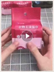 Clothing Stain Remover Wipes Hand-Free Wash Emergency 20 Pieces Individually Packaged