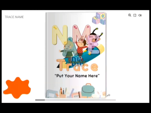Customize Name Trace Book For Kids or Toddlers Learning to Write & Count Coloring Buy 3 books get 1 free!***
