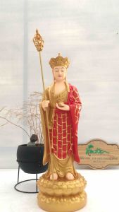 [HCM]Tượng địa tạng đứng 50cm composite và đá | Tượng Phật Hoa Tiên