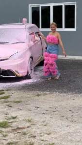 คัลเลอร์โฟม PINK (สีชมพู) MDCleancar ล้างรถเคลือบสีเงา 10 ล้างสีรถ ล้างเคลือบสีรถ ยิ่งถูยิ่งเงา แชมพู น้ำยาล้างสีรถ อดีตคลีน