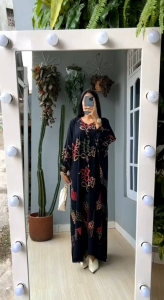 Dunia Kaftan - Multicolour Kaftan Cap Rayon AJL Jumbo XXXL