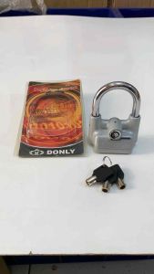 Gembok Alarm motor kunci cakram anti maling gembok kunci pagar rumah ukuran Besar besi 11mm