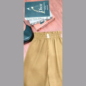 Celana Panjang Wanita Highwaist Bahan Crinkle