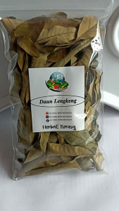 Daun Lengkeng Kering Obat Herbal Teh Daun Lengkeng