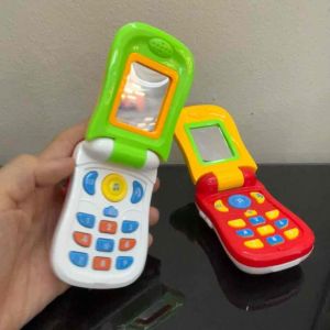 ("ฟรีถ่าน") โทรศัพท์ของเล่น โทรศัพท์เด็ก พับได้ มีเสียงถ่ายรูป มีเพลง มีไฟ มีเสียงเรียกเข้า BB-CY-1013A