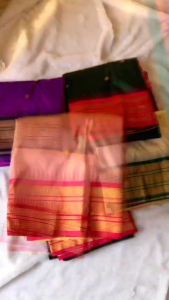 Soft Silk Sarees with Gold Zari