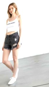 Womens Denim Shorts | Casual Tattered | Ukay Fashion | High Mid Low Waist | Klassic Kloset