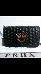 Tas Dompet PRHA PRAHA Tas Pesta Handbag Selempang Wanita Dua Angsa kd 57