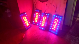 LED sign/tulisan lampu OPEN