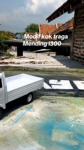 Mainan Mobil-Mobilan Pick Up Isuzu Traga Free Tali Non Music Kemasan Kantong