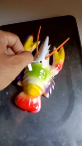 mainan anak lobster tarik berjalan