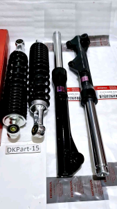 Shock Depan Dan Belakang Komplit(KWB)Honda Rebo AbsholutSupra X 125Blade 110 Ori AHM