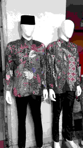 Couple Kemeja Batik Rok plisket /Kemeja Batik Pria/Rok Plisket Bawahan Kebaya