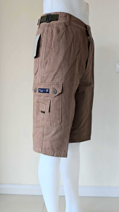 กางเกงคาร์โก้ขาสั้น ขาสามส่วนกระเป๋า6ช่อง  ผ้าคัตตอนป้ายTWO-D