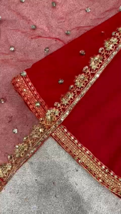 [PRE-ORDER]NEW ARRIVAL PARTY WEAR GOWN WITH EMBROIDERY WITH SEQUENCE WORK 15 TO 20 DAYS DELIVERY