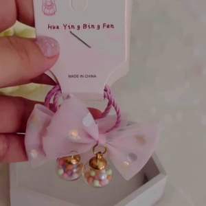 [SHIPS FROM MALAYSIA](C69) Children’s Mesh Ribbon Crystal Ball Paired Hairties/ Kids’ Fashion Hair Accessories儿童网纱发绑