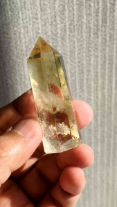 🌙 เลม่อนควอตซ์ ทาวเวอร์ สีสวย วางโชว์น่ารัก ( Lemon Quartz Tower ) ✨ 47 กรัม สีเหลืองอ่อน เนื้อใส