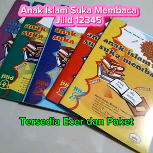 Paket 5 Buku ANAK ISLAM SUKA MEMBACA (AISM) LENGKAP Jilid 1 2 3 4 5