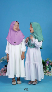 ARRAFI Hijab Instan AR 874 Kids Anak Perempuan Stella Premium Rempel Pet Antem √ Armyna Hijab
