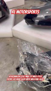 Volkswagen Golf mk6 mk7 convert mk8 style projector headlamp headlight head lamp light led drl tsi gti