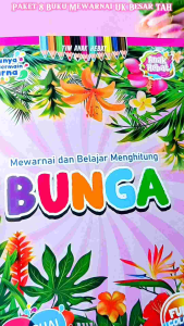 Paket 10 Buku Serunya Bermain Warna: Buku Mewarnai UK Besar