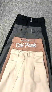 Obi Pants - Loose Pants Trouser Wanita - Celana Anti Kusut - Celana Kulot Wanita