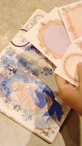 Fairy Lights Journal - READY STOCK/ art journaling/ scrapbook deco/ Hwara: 20pcs antique frames sticker sheets set