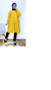 Tunik Linen Wanita Polos | Bahan Polo Linen Adem | Casual Muslimah