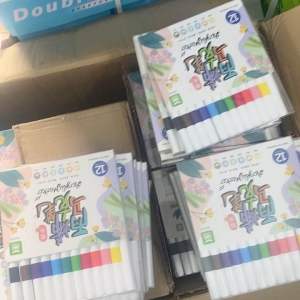 Bút Màu Acrylic Marker 12/24/36/48/60 Cao Cấp Màu Sắc Tươi Sáng - Bút Lông Màu--VPP KIỀU ANH