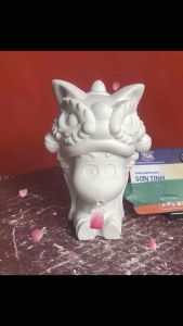 Tô Tượng Thạch Cao C17 SHIN MÚA LÂN dễ thương ( không kèm màu ) trò chơi trẻ em