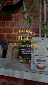 Rich Choice Holistic Lecithin Booster Chew Nutritional Supplement/Super Concentrated Lecithin Extract /Coat Thickening Supplement (Soft Shell Turtle Egg) Dog & Cat 250G/Freeze Dried Chicken 100G