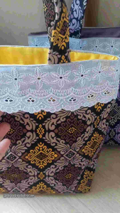 [DDD] BATIK LACE TOTE BAG _HANDMADE