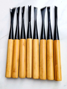 Alat Bonsai dan Kerajinan Ryuga Wood Carving Chisel CTC 8 Pcs Alat Ukir Ryuga Jepang Pahat Set DIY