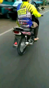 Knalpot Tornado Gs/Gx Kolong Samping Stainless Suara Garing TNX Racing Original