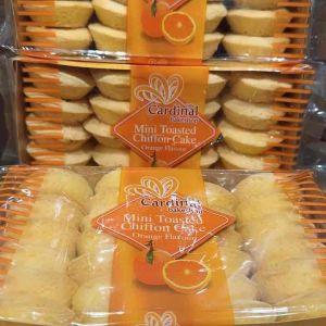 Cebu Cardinal Bakeshop MINI TOASTED CHIFFON CAKE - Orange Flavour 24 pcs