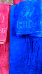 ชุดเซ็ต ผ้าขนหนูเกรดโรงแรม Hilton set 2 ชิ้น ผ้าเช็ดตัวโรงแรม ผ้าขนหนูผืนใหญ่ ผ้าขนหนูอาบน้ำ ผ้าขนนุ่ม ซับน้ำดีเยี่ยม