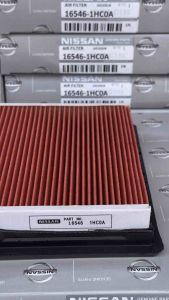 กรองอากาศ March  Almera ปี10-20Note ปี19-21 กรองอากาศนิสสัน มาร์ช โน๊ต อเมร่า รถเก๋ง [16546-1HC0A]