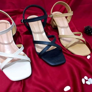 DNINE KR 03 ZIFA Sandal heels tali silang hak 5cm