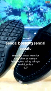 sepatu slop pria okey slop santai flat casual..