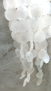 Lampu gantung kerang Capiz wind chime