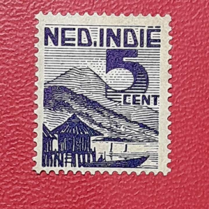Prangko Ned Indie klasik koleksi Kuno 5 Cent Tahun 1946 UN USED